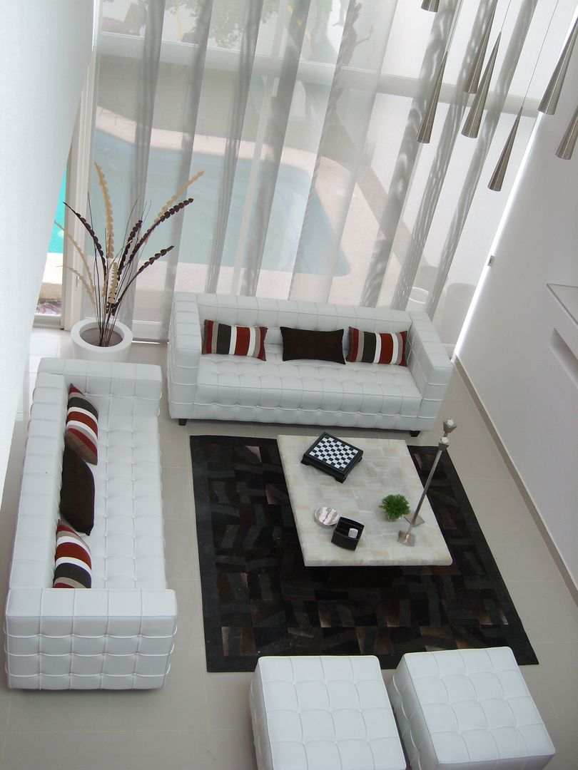 Salones y comedores, Paola Hernandez Studio Comfort Design Paola Hernandez Studio Comfort Design Modern Study Room and Home Office