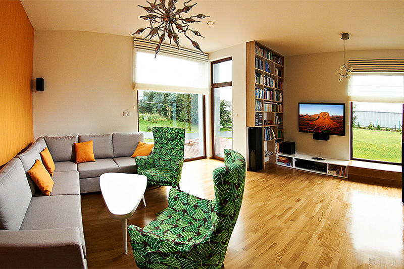 homify Salas de estar modernas