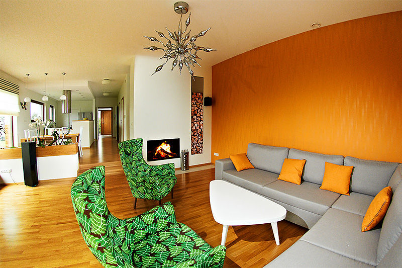 homify Salas de estar modernas