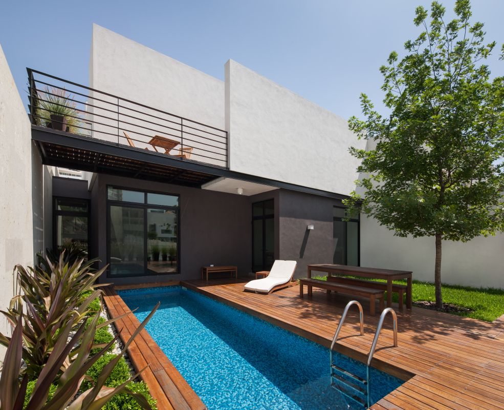 Casa Ming, LGZ Taller de arquitectura LGZ Taller de arquitectura Patios Wood Wood effect