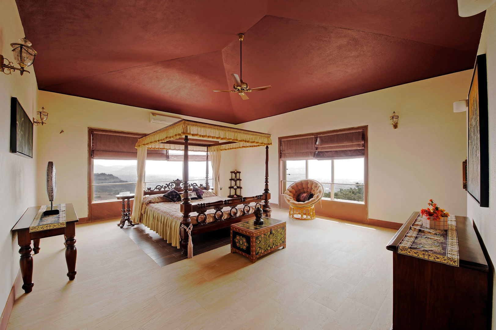 Lonavla Bungalow, JAYESH SHAH ARCHITECTS JAYESH SHAH ARCHITECTS 臥室