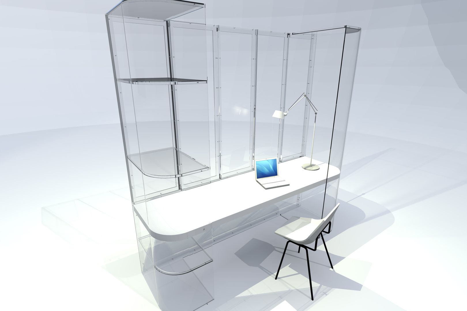 ​The Plan B Frédéric TABARY Modern study/office Plastic Desks