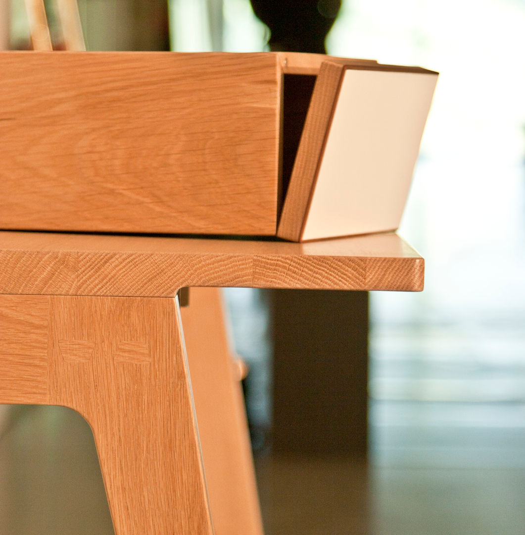 Le bureau SCRIBA, Osmose le bois Osmose le bois Modern study/office Solid Wood Multicolored Desks