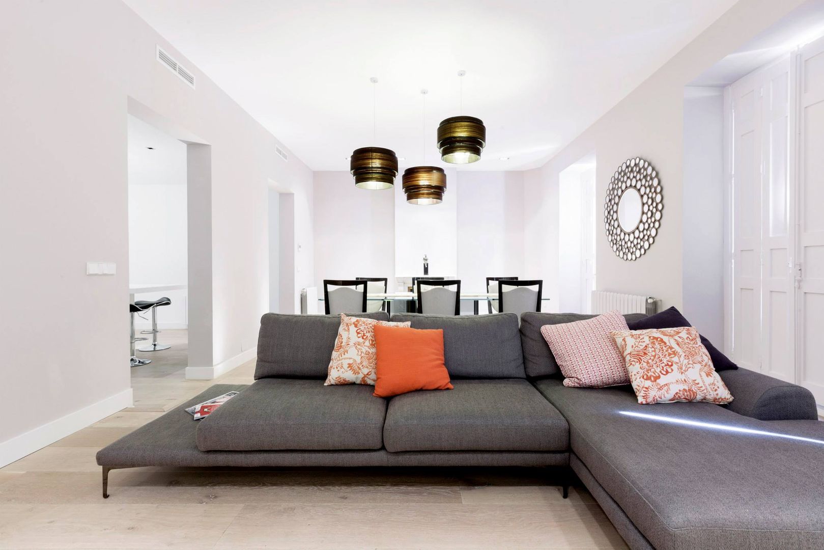 Apartament in Madrid, Simona Garufi Simona Garufi Salones de estilo minimalista
