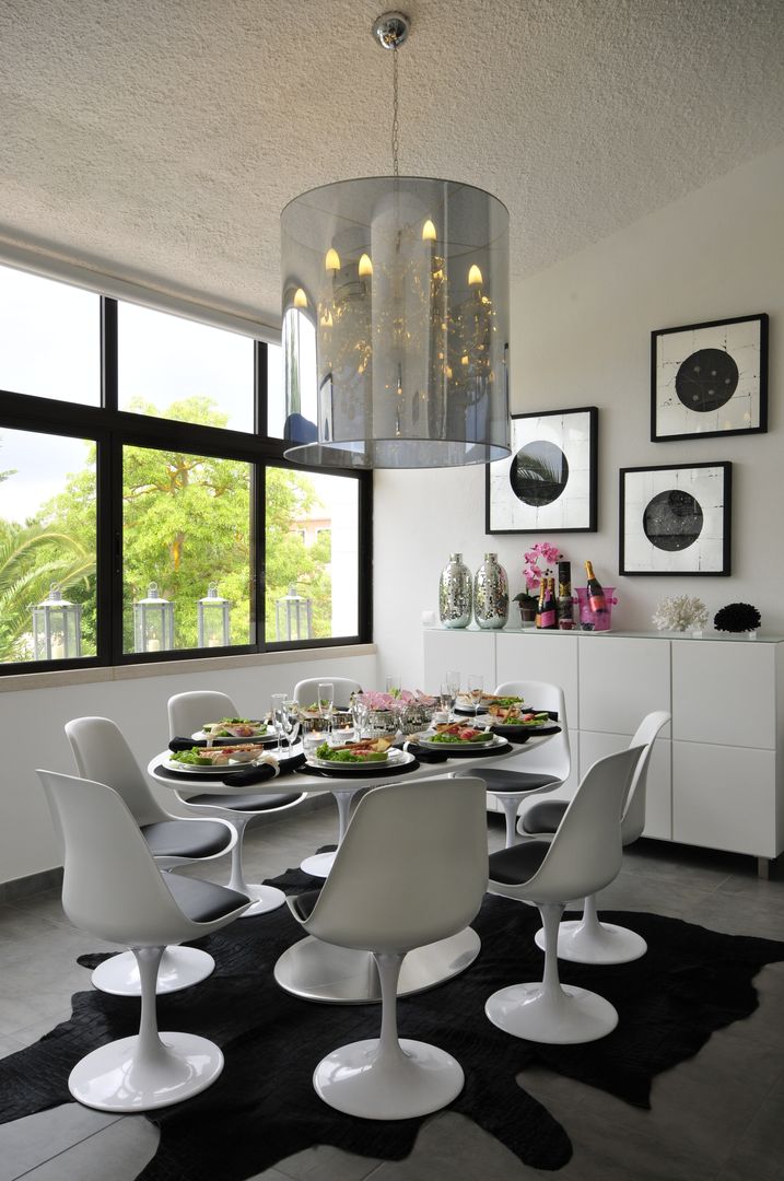 Private Residence in Vilamoura Leonor Moreira Romba - Arquitecturas Modern dining room