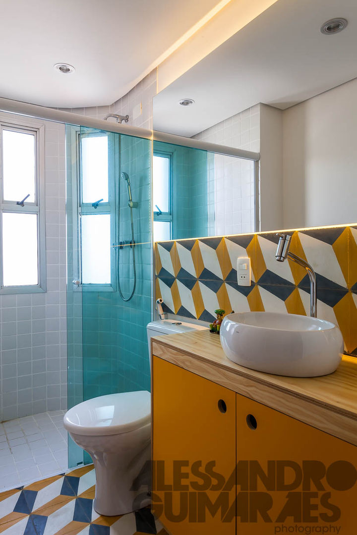 Banheiro | Apartamento Perdizes homify Banheiros modernos