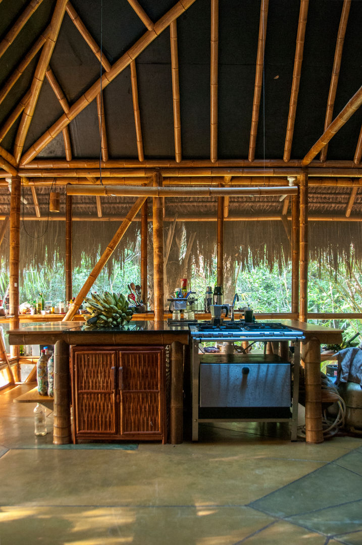 Universo Pol - Morro de San Pablo, IR arquitectura IR arquitectura Kitchen Bamboo Green