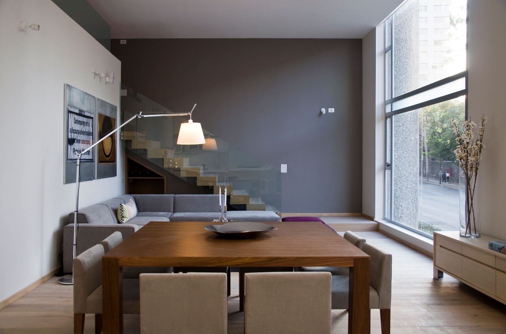 Loft2, Basch Arquitectos Basch Arquitectos Scandinavian style dining room Wood Wood effect