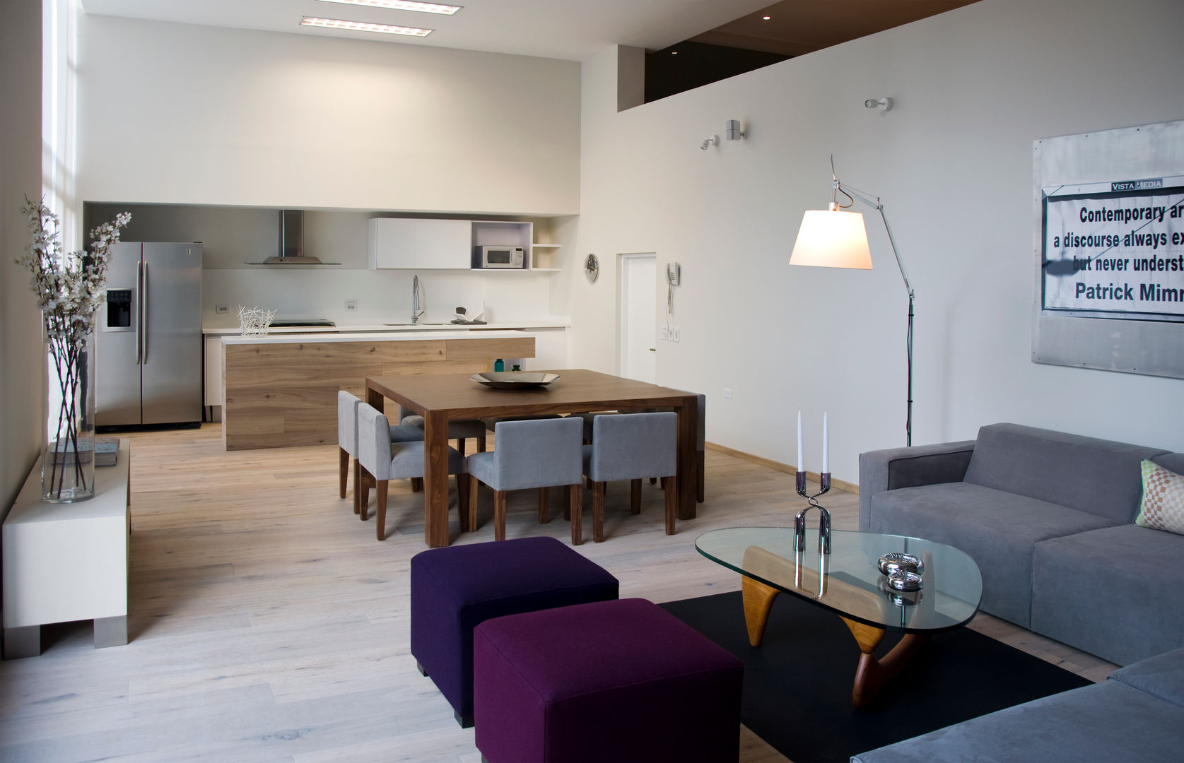 Loft2, Basch Arquitectos Basch Arquitectos Living room Wood Wood effect Lighting