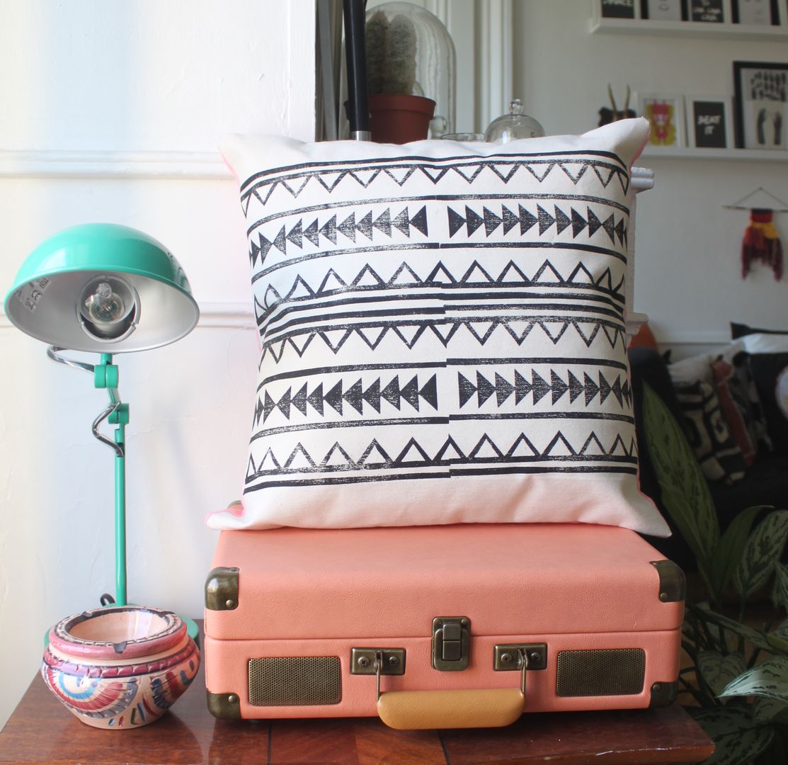 Collection Ica, Phileas Handmade Phileas Handmade Eclectic style living room Flax/Linen Pink Accessories & decoration