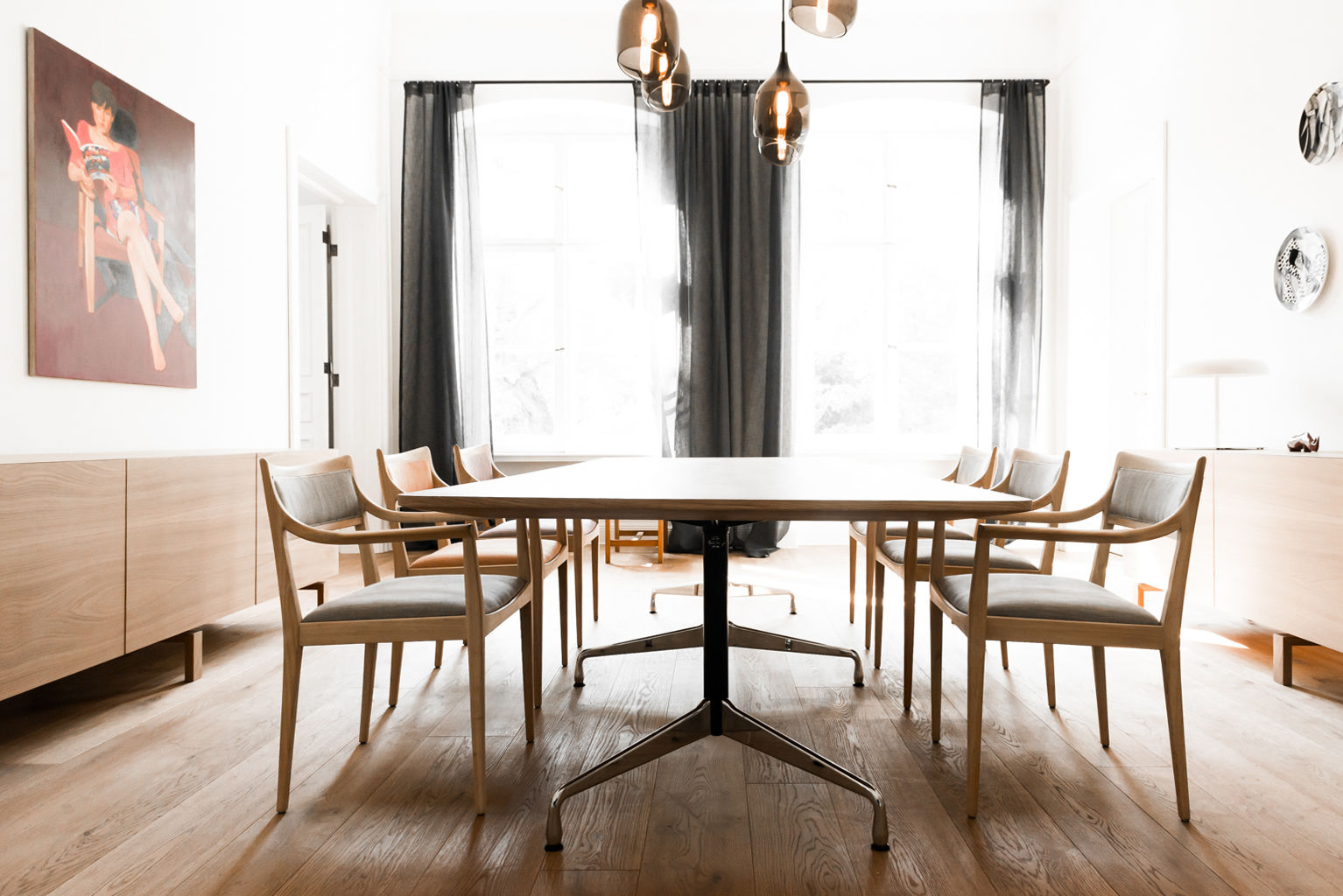 Dining room Loft Kolasinski 餐廳 木頭 Wood effect