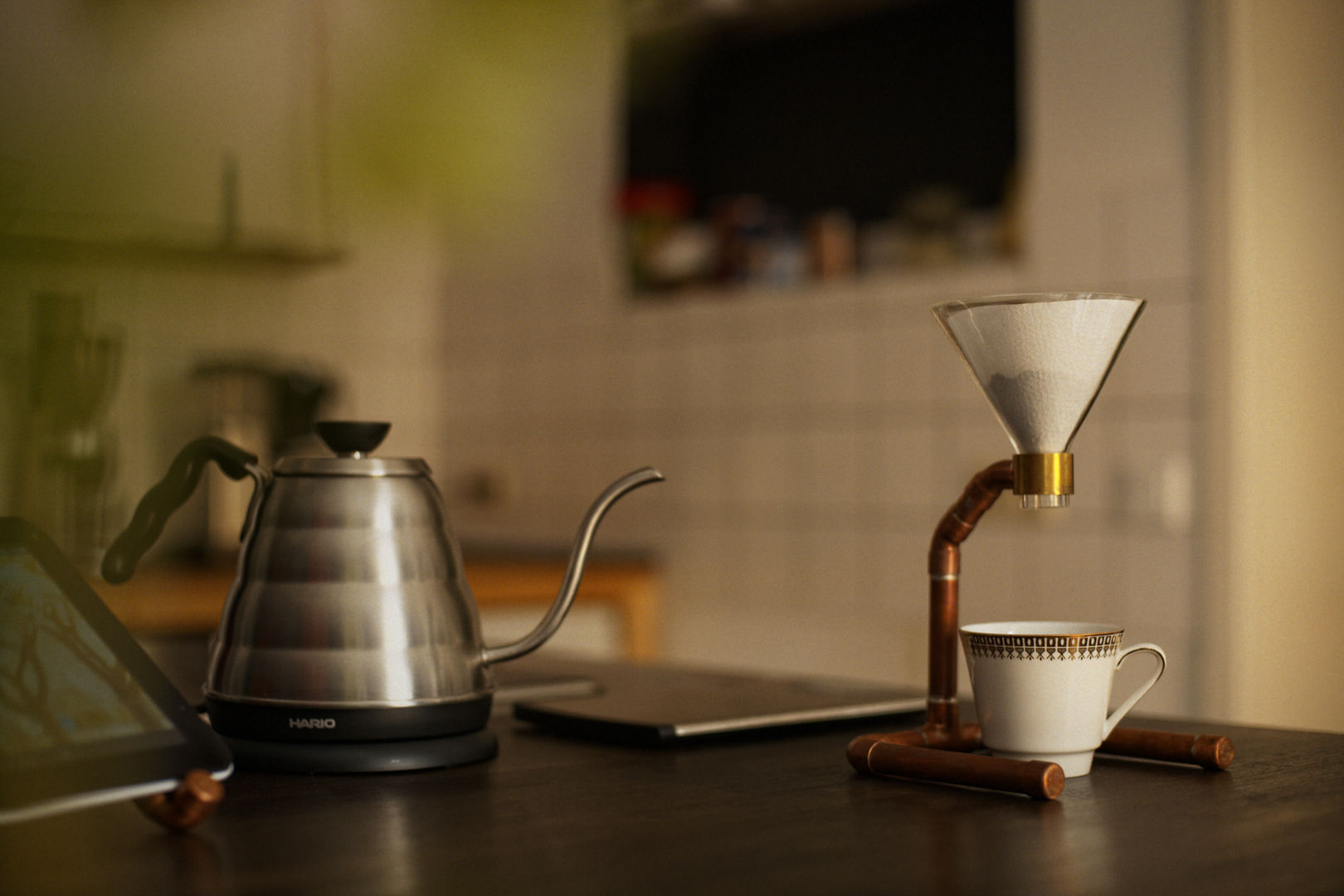 COPPER COFFEE - Dripper - Pour Over Coffee Stand, Drip Coffee Stand, COPPER COFFEE COPPER COFFEE Dapur Gaya Industrial Perunggu Kitchen utensils