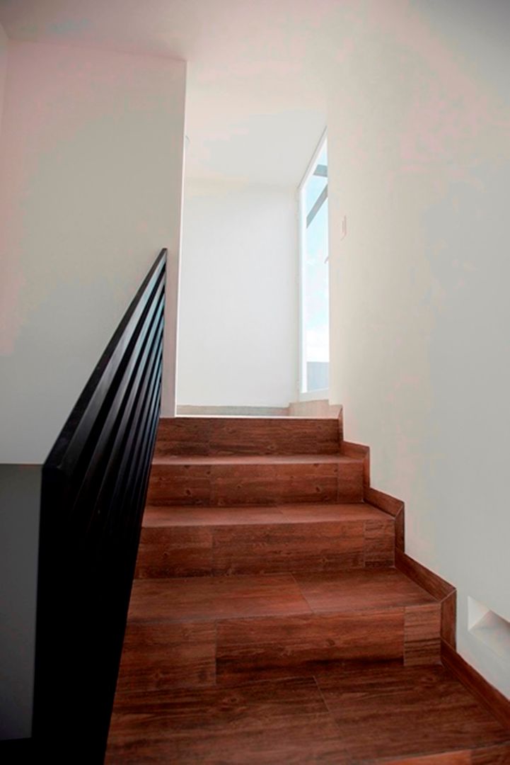 Escaleras JF ARQUITECTOS Pasillos, halls y escaleras minimalistas