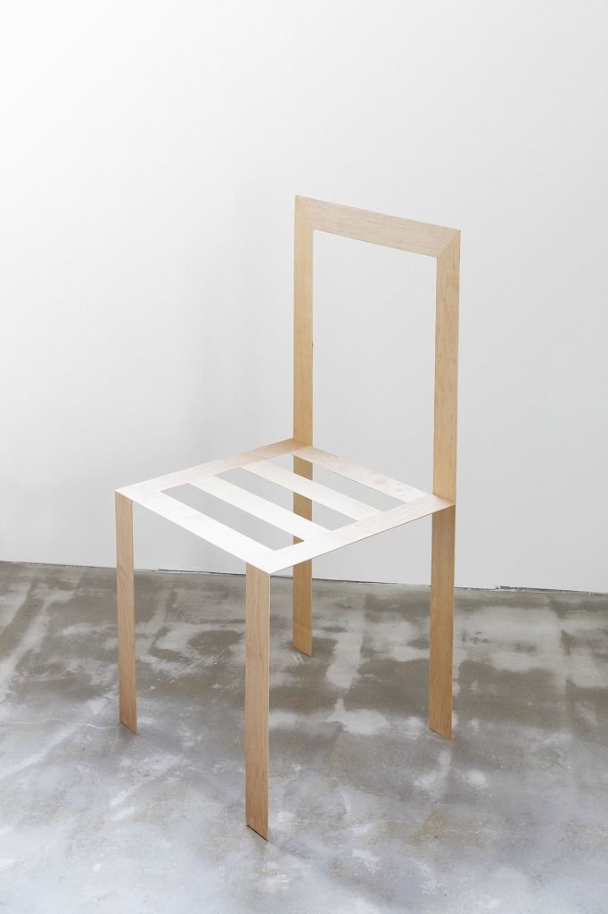 Shallow chair, ディンプル建築設計事務所 ディンプル建築設計事務所 Other spaces Solid Wood Multicolored Other artistic objects