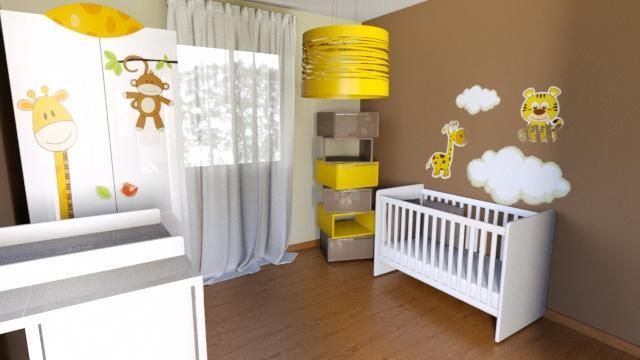 Maison de ville 65 m², Agence 3Dimensions Agence 3Dimensions Dormitorios infantiles