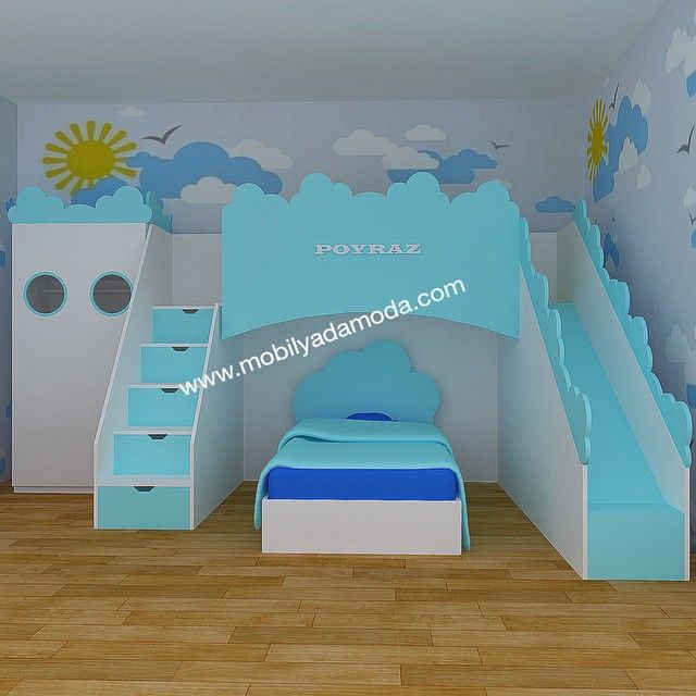 Mobilyada Moda Fairytale Çocuk Odaları , MOBİLYADA MODA MOBİLYADA MODA Modern nursery/kids room Wood Wood effect