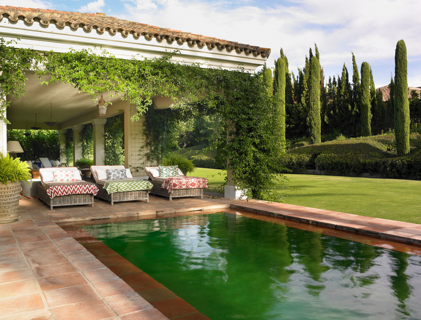 Casa Polo Sotogrande, Melian Randolph Melian Randolph Jardines modernos: Ideas, imágenes y decoración