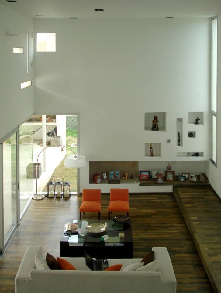 Vivienda en el Bosque, FKB ARQUITECTOS FKB ARQUITECTOS Salon moderne