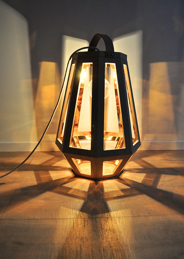 Lamp ZUID Medium, Çedille by Françoise Oostwegel Çedille by Françoise Oostwegel Вітальня Мідь / Бронза / Латунь Освітлення