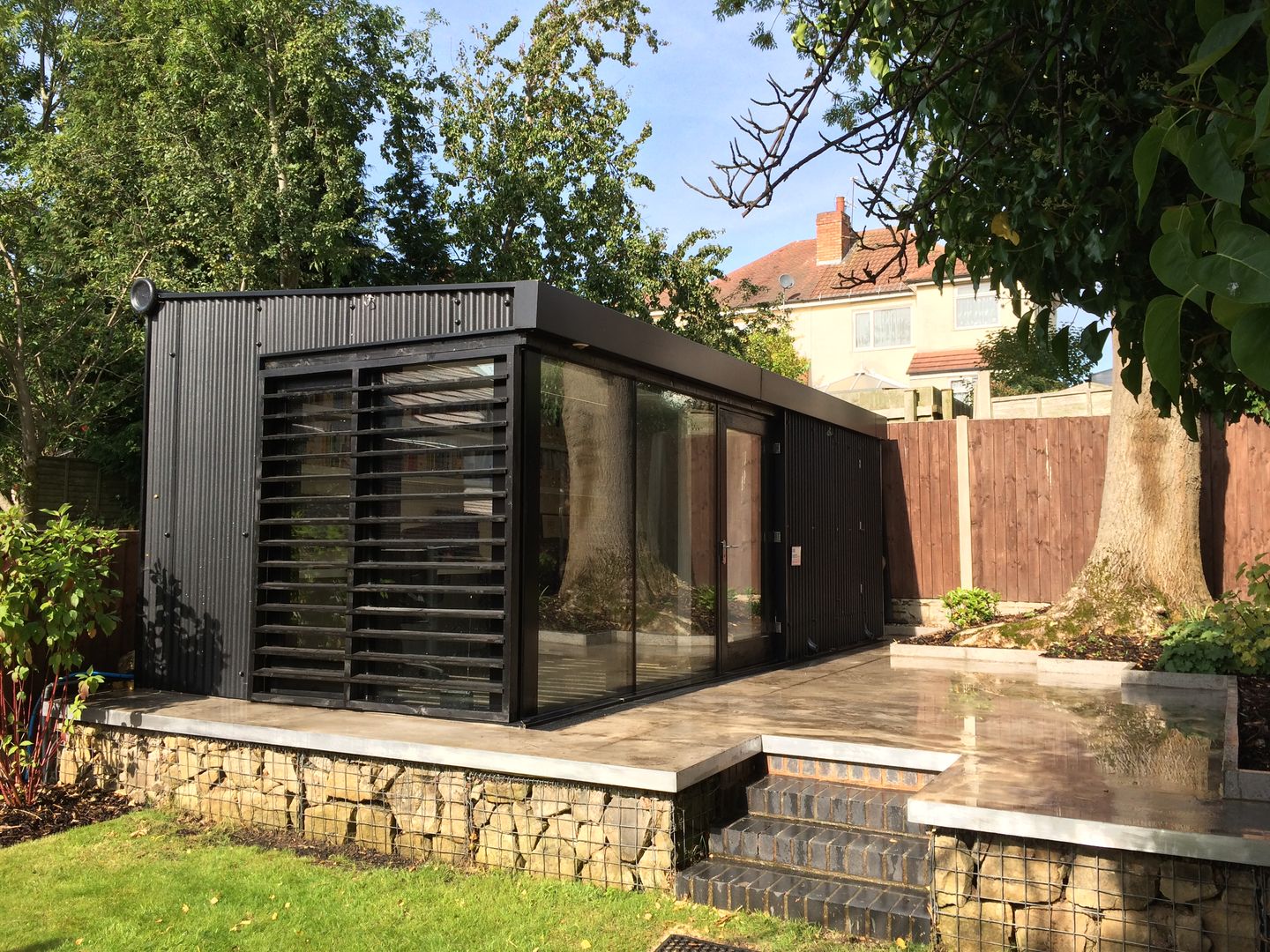 Garden Office, Gruhe Architects Gruhe Architects Ruang Studi/Kantor Modern