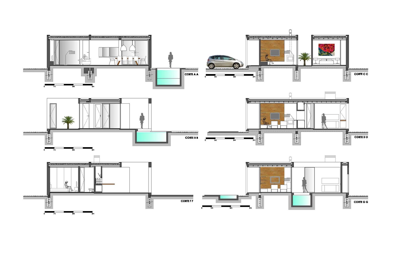 Proyecto, VISMARACORSI ARQUITECTOS VISMARACORSI ARQUITECTOS Casas de estilo moderno