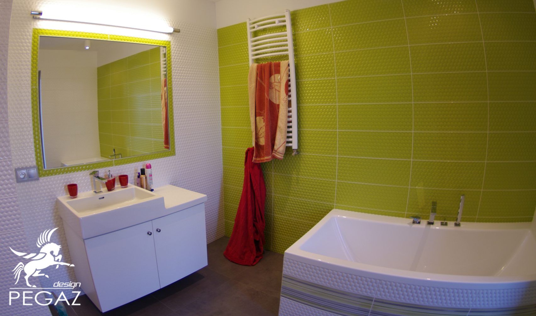 Dom kobiecy, Pegaz Design Pegaz Design Moderne badkamers