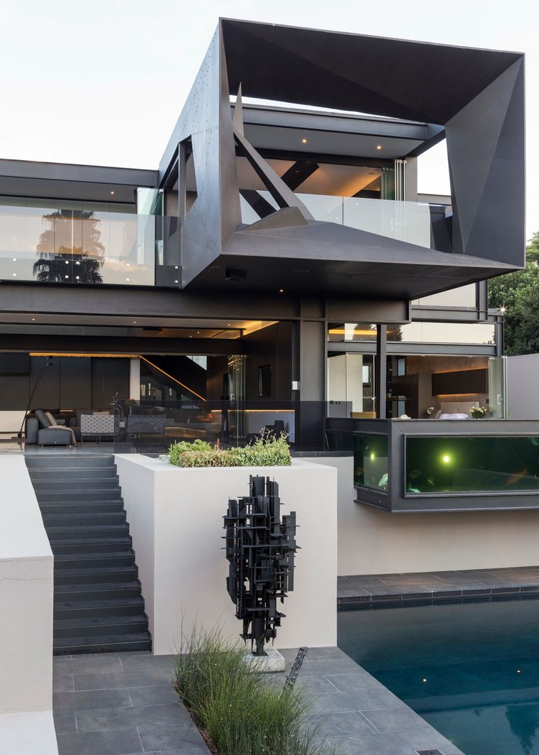 House in Kloof Road , Nico Van Der Meulen Architects Nico Van Der Meulen Architects منازل