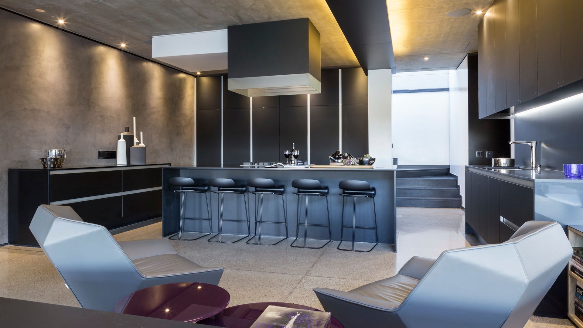 House in Kloof Road , Nico Van Der Meulen Architects Nico Van Der Meulen Architects Modern kitchen