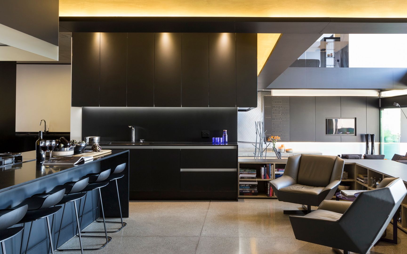 House in Kloof Road , Nico Van Der Meulen Architects Nico Van Der Meulen Architects Modern kitchen