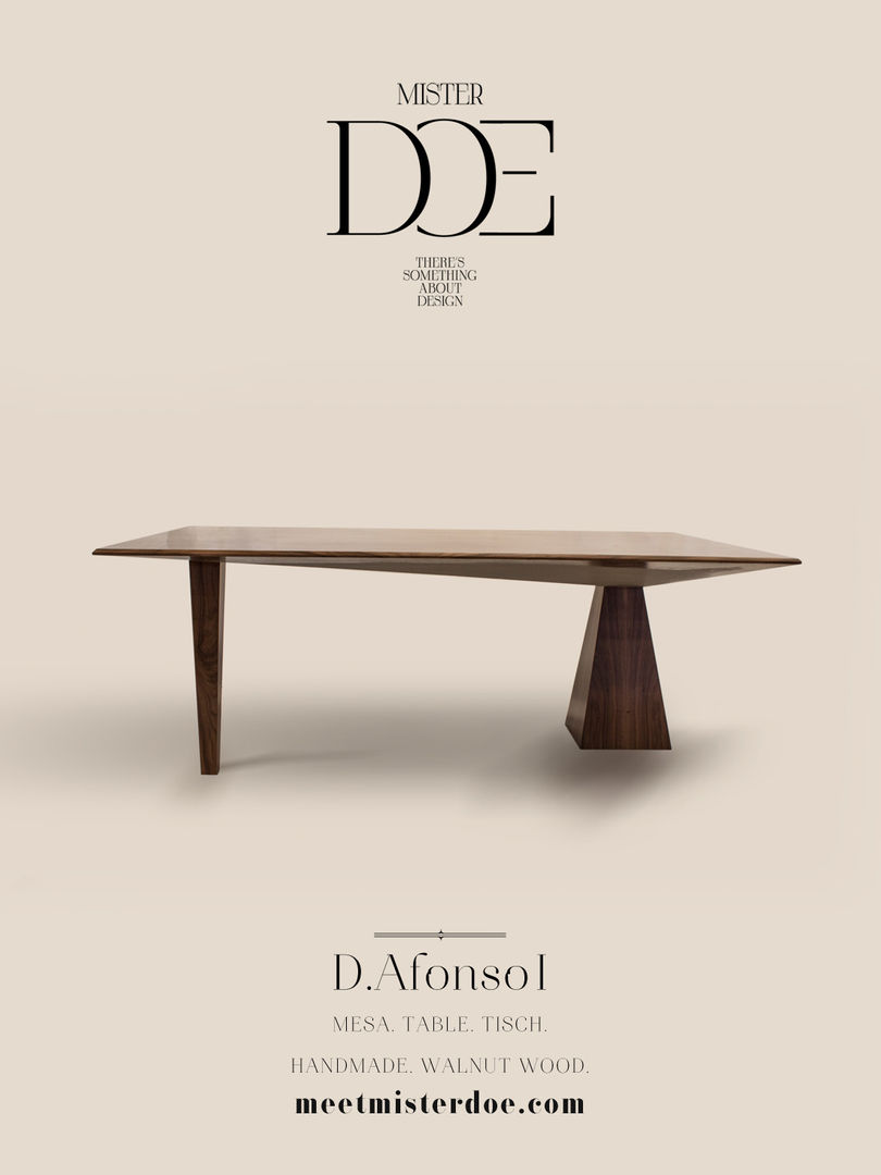 Mesa D. Afonso, Mr. Doe Mr. Doe Comedores de estilo clásico Madera Acabado en madera Mesas