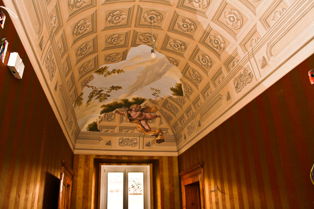 Soffitto "Coffer ceiling", Artmande Artmande Otros espacios Cuadros e ilustraciones