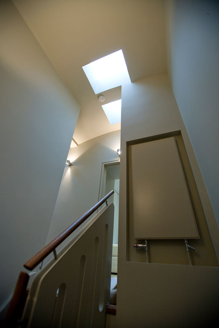 AFTER FALCHI INTERIORS LTD Modern corridor, hallway & stairs