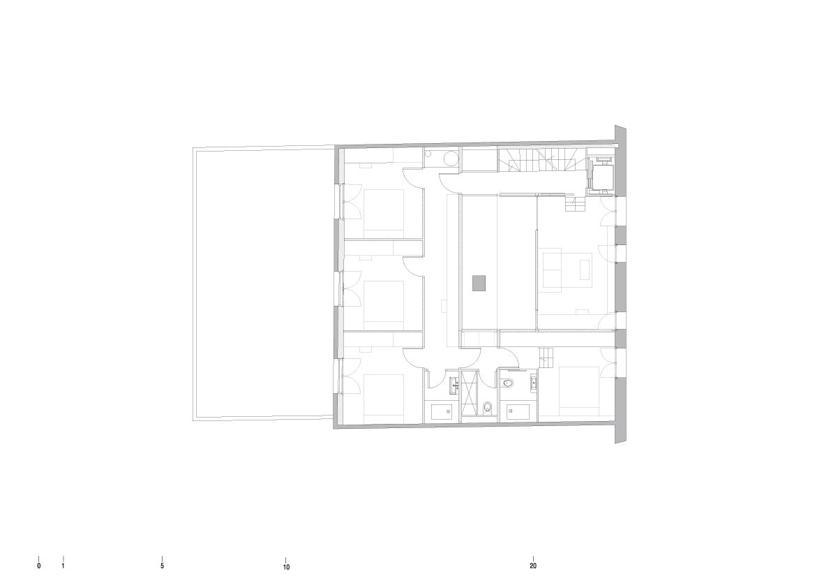 ‘Rehbailitacion edificio en Gracia’, lluiscorbellajordi lluiscorbellajordi Casas de estilo moderno