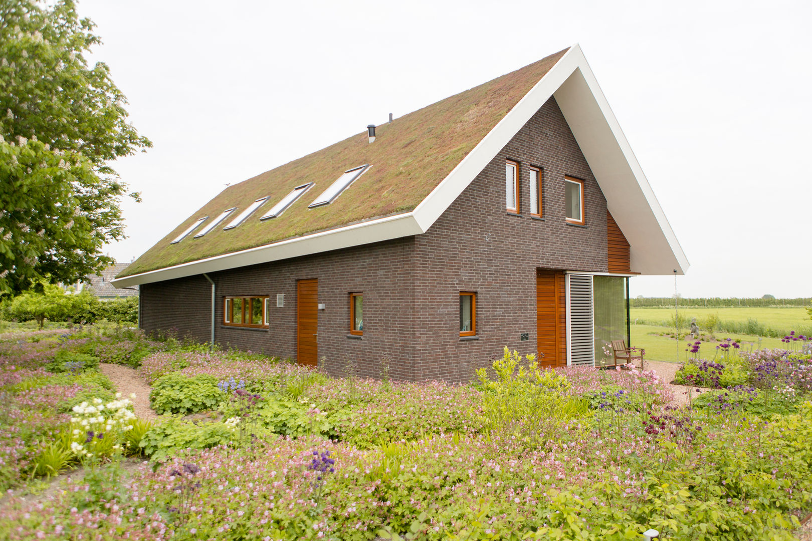 Vaste planten tuin in Houten, Dutch Quality Gardens, Mocking Hoveniers Dutch Quality Gardens, Mocking Hoveniers Modern houses