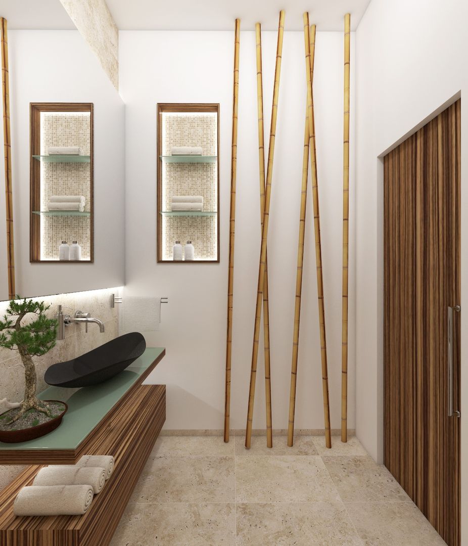Natur- Badezimmer FUJI, Perfecto design Perfecto design Ванна кімната