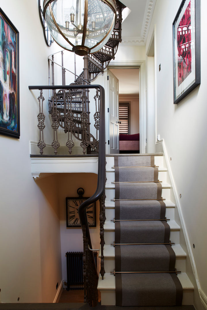 homify Modern corridor, hallway & stairs