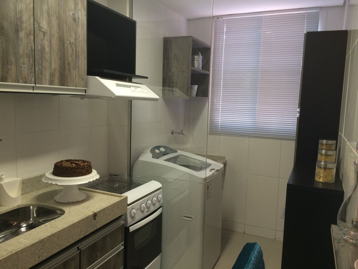 Apartamento decorado Porto Cruzeiro, Débora Campos Arquiteta Débora Campos Arquiteta Cocinas de estilo moderno