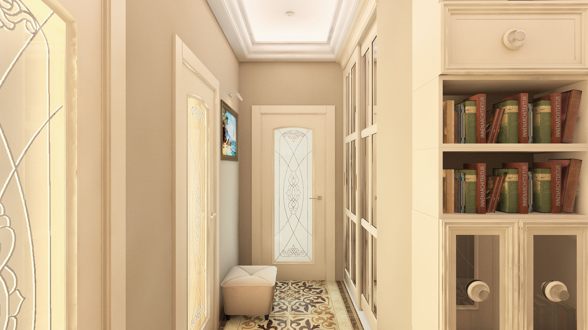 homify Classic corridor, hallway & stairs