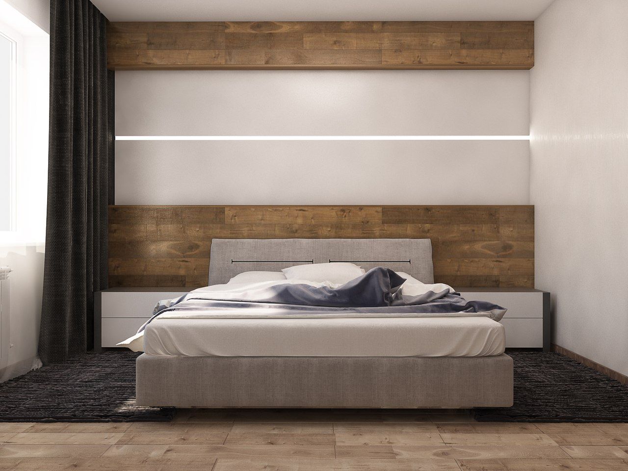 уютный минимализм, Pavel Alekseev Pavel Alekseev Minimalist bedroom