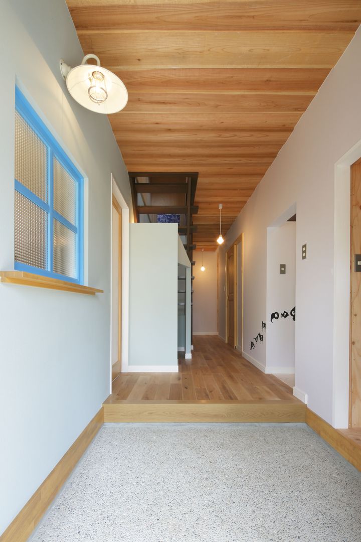 S's HOUSE, dwarf dwarf Scandinavian style corridor, hallway& stairs