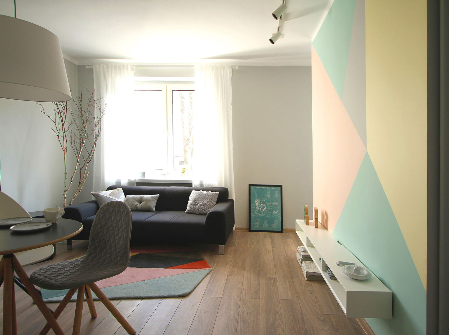 mieszkanie w stonowanej kolorystyce , Archomega Archomega Living room