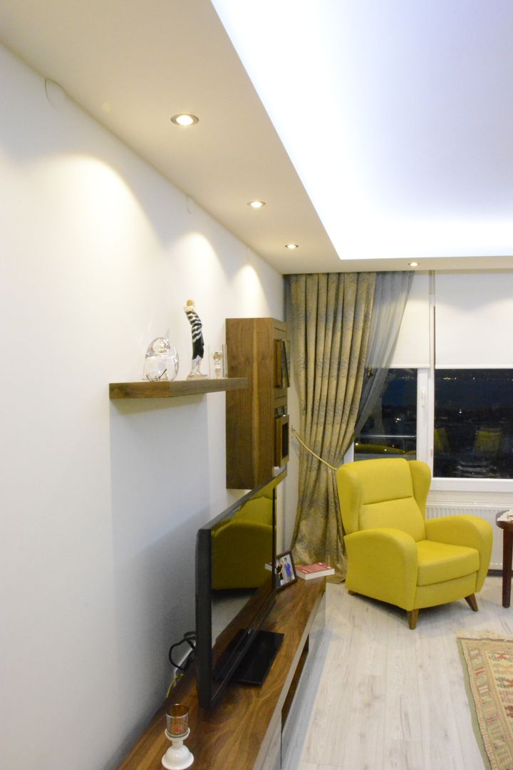 İzmir Mimkent'te Yeni Bir Yaşam Projesi, ACS Mimarlık ACS Mimarlık Moderne Wohnzimmer