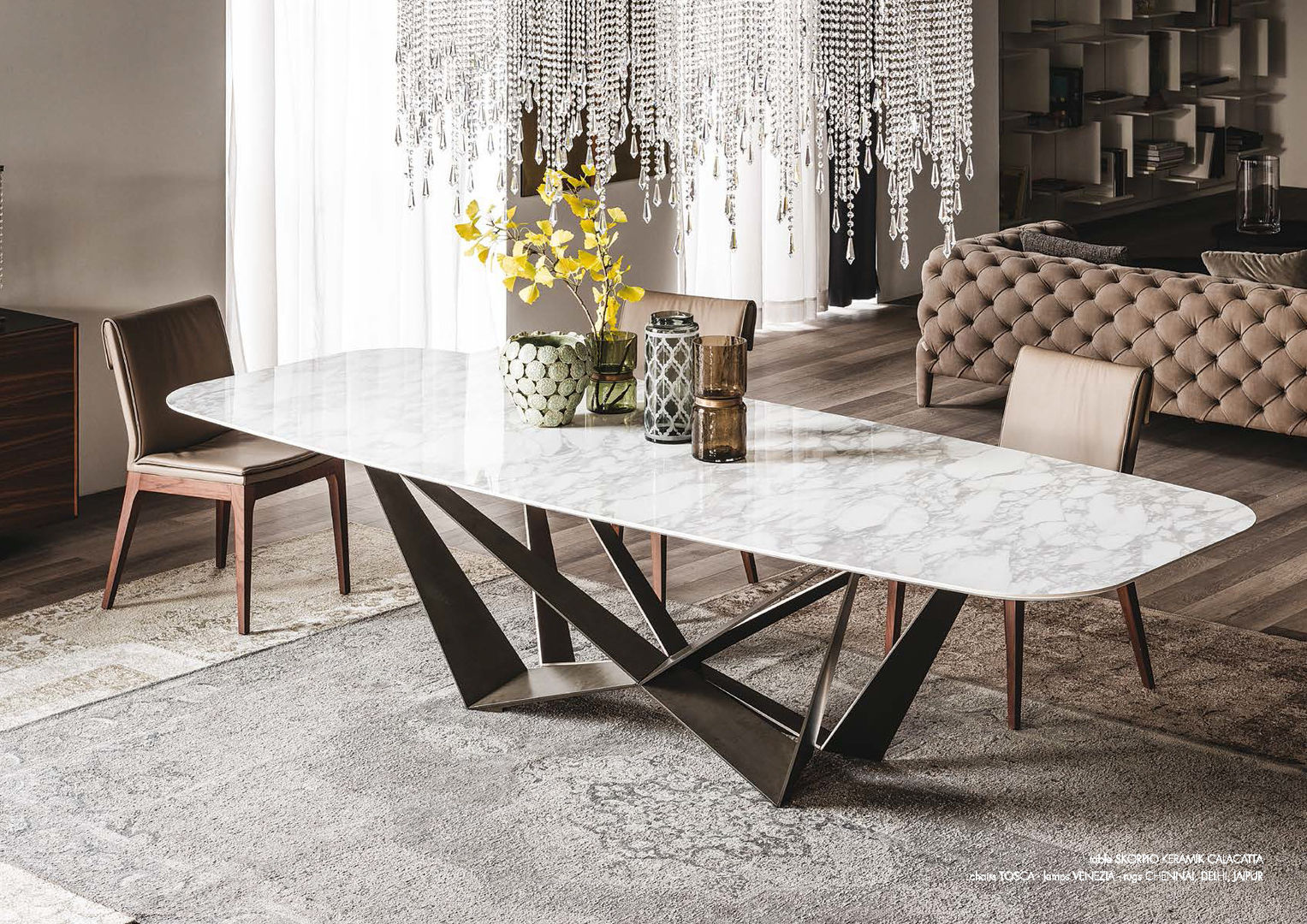 Keramik, Versat Versat Modern Dining Room Ceramic Tables