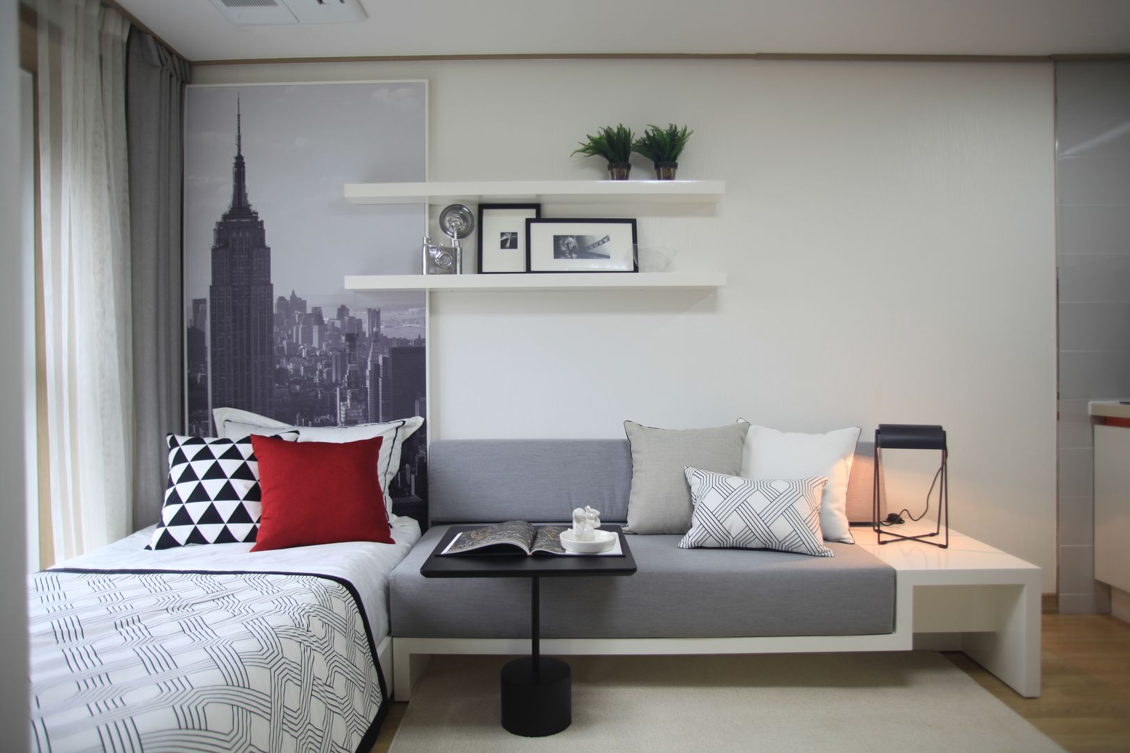 one room , design seoha design seoha Salas de estar modernas