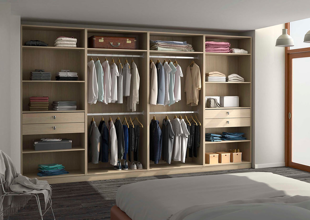 Des projets de chambre d'adulte, Centimetre.com Centimetre.com Modern style bedroom Wardrobes & closets