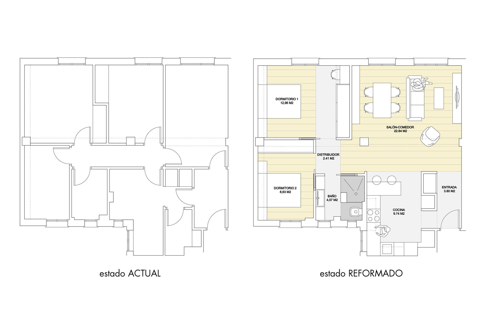 modern oleh auno50 interiorismo, Modern