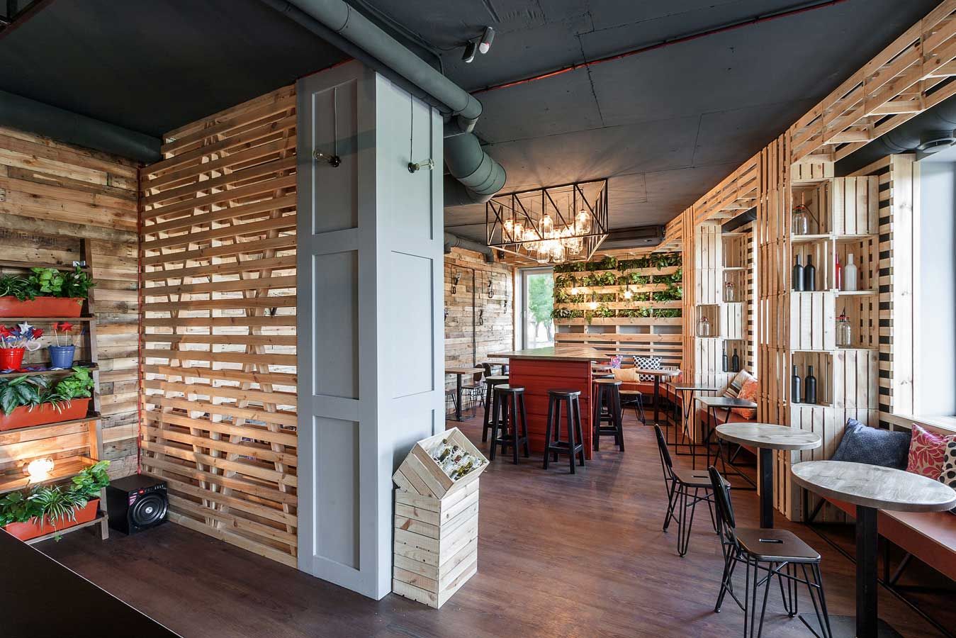 Кофе-бар "Пенка", EUGENE MESHCHERUK | architecture & interiors EUGENE MESHCHERUK | architecture & interiors Industrial style dining room