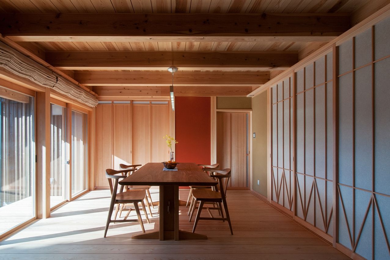 伊勢Fさんのいえ, shu建築設計事務所 shu建築設計事務所 Classic style dining room