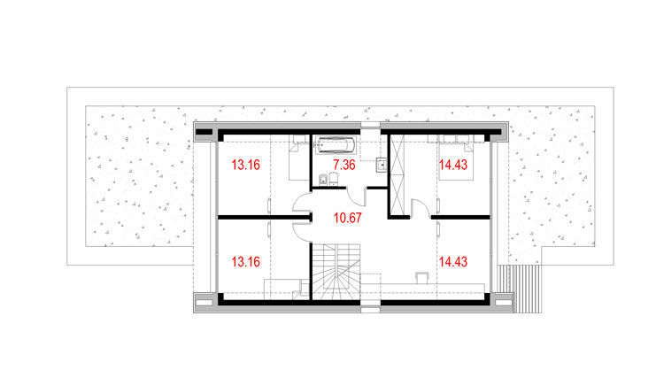 hiện đại theo Majchrzak Pracownia Projektowa, Hiện đại