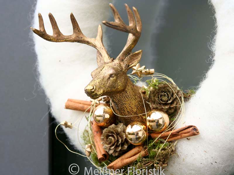 Adventszeit, Meißner Floristik Meißner Floristik Moderne ramen & deuren Raamdecoratie